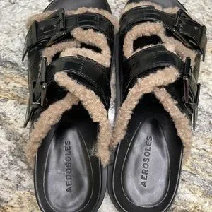 Shoes Aerosoles Olivia Black Croco Size 75 New In Box Never Worn